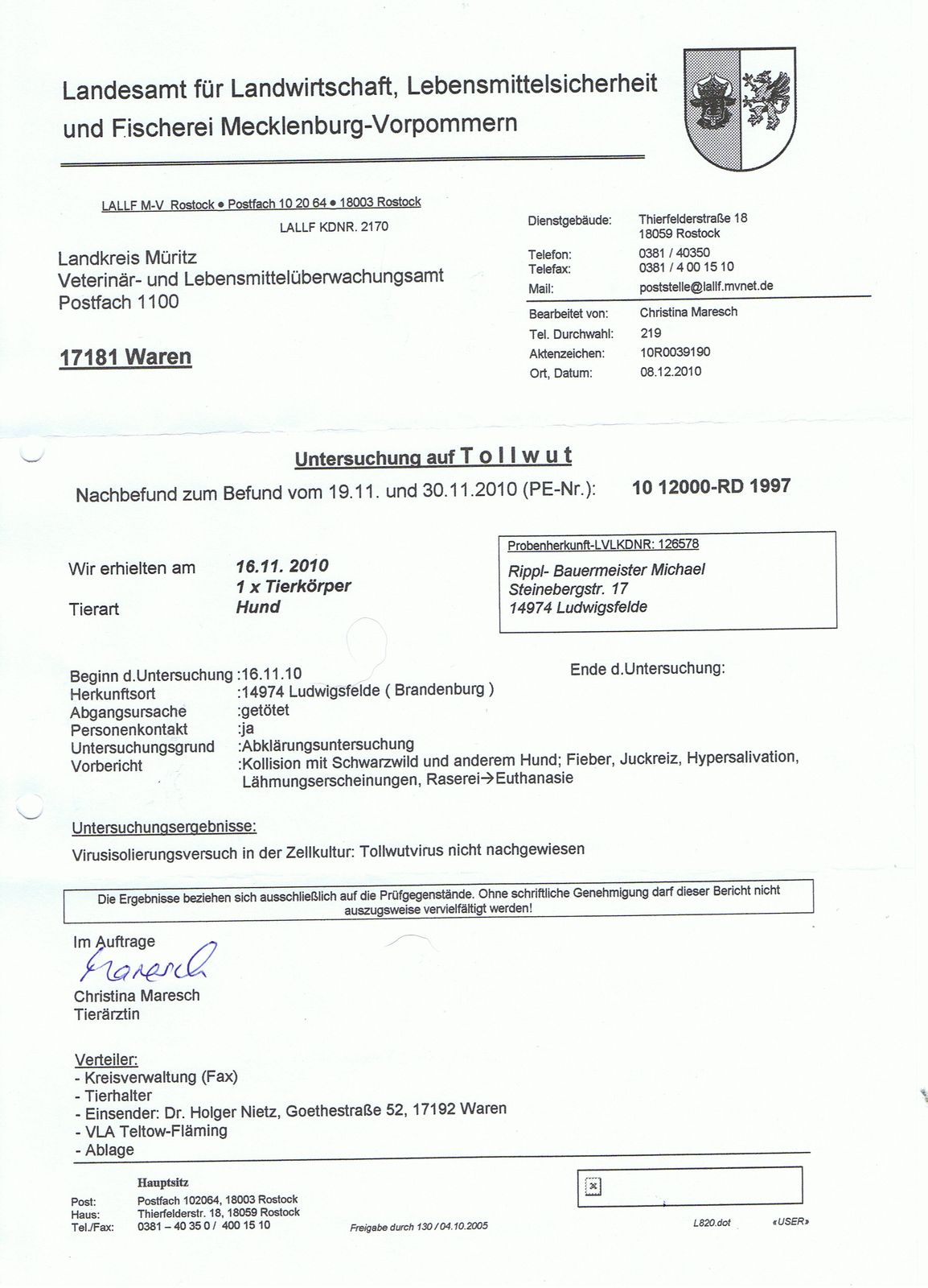 Untersuchung Tollwut Basko von Dreiannen pdf-preview