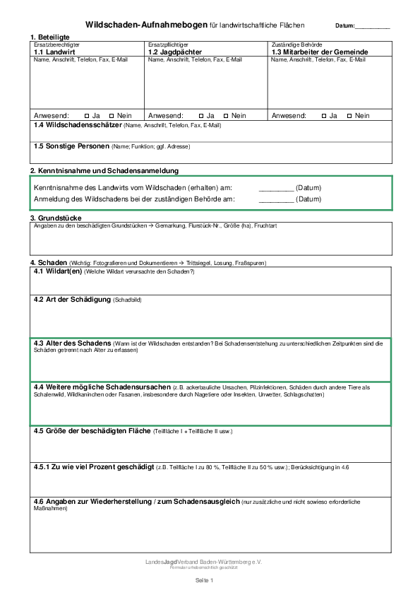 Wildschadens-Aufnahmebogen pdf-preview